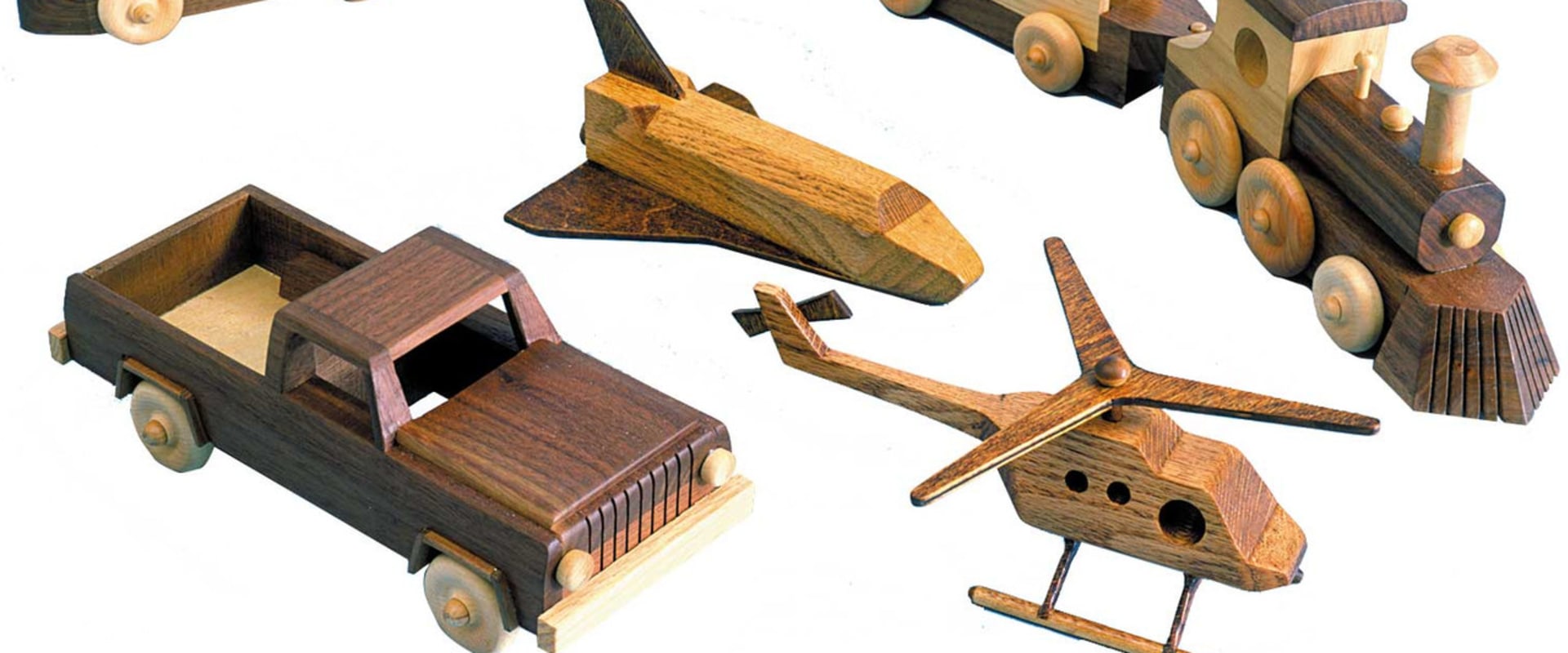 What wood is used to make wooden toys?